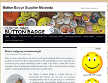 Tablet Screenshot of buttonbadgemalaysia.com